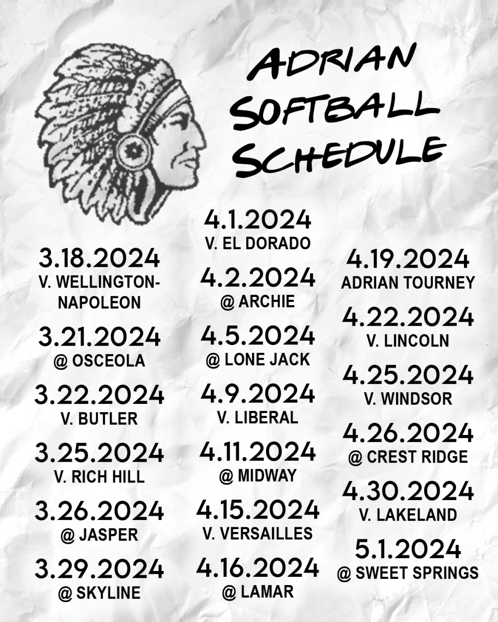 Blackhawks Softball Preview &&nbsp;Schedule