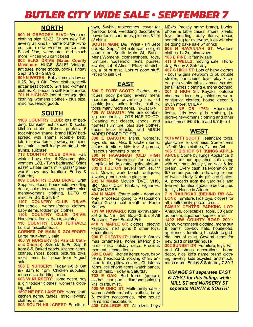 CITY WIDE GARAGE&nbsp;SALE